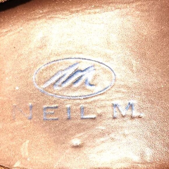 Neil M. 172412 Brown Leather Oxfords Men's Size 10 D - Picture 7 of 9